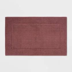 21"x34" Spa Plush Bath Mat Dark Mauve - Threshold™