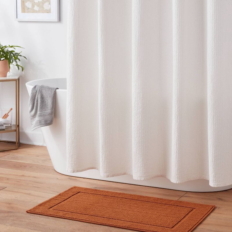 slide 2 of 4, 21"x34" Spa Plush Bath Mat Caramel - Threshold™, 1 ct