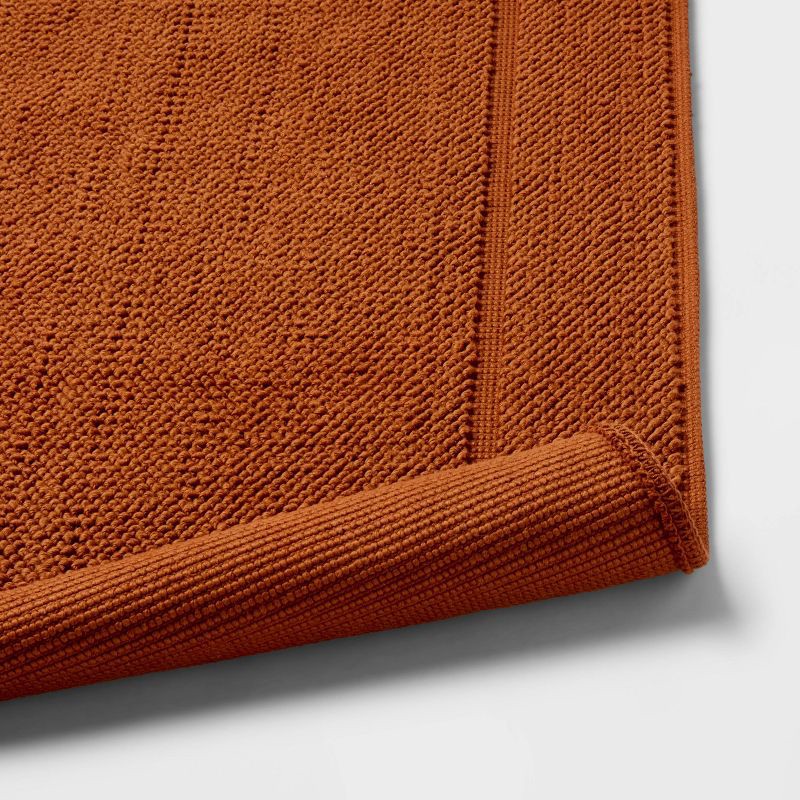slide 4 of 4, 21"x34" Spa Plush Bath Mat Caramel - Threshold™, 1 ct