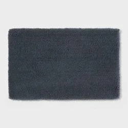 21"x34" Spa Plush Bath Rug Slate Blue - Threshold™