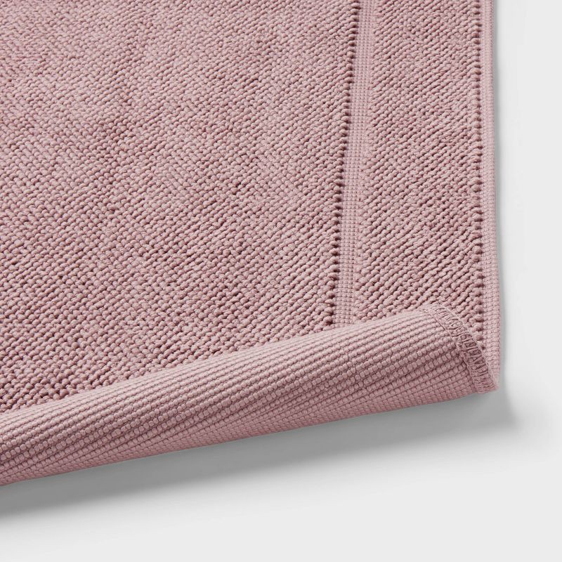 slide 4 of 4, 21"x34" Spa Plush Bath Mat Mauve - Threshold™, 1 ct