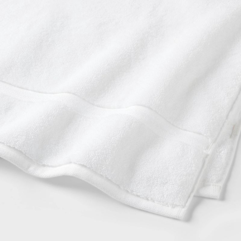 slide 4 of 5, 2pk Spa Plush Hand Towel Set White - Threshold™, 2 ct