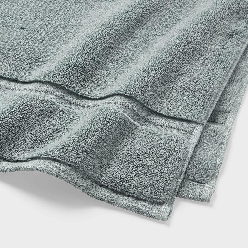slide 4 of 5, 2pk Spa Plush Hand Towel Set Sage Green - Threshold™, 2 ct
