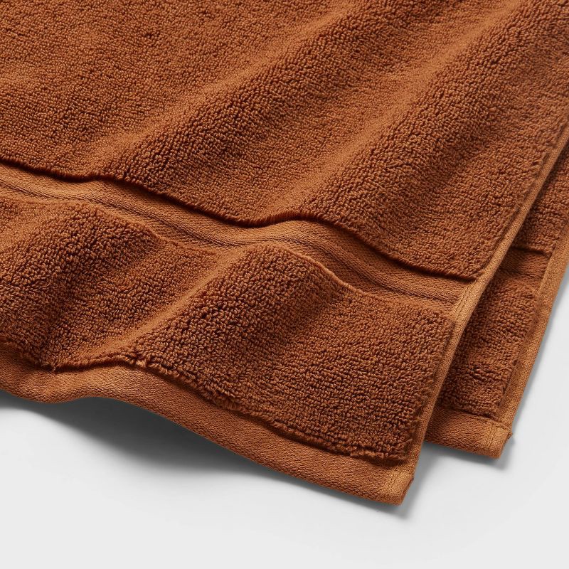 slide 4 of 5, 2pk Spa Plush Hand Towel Set Caramel - Threshold™, 2 ct