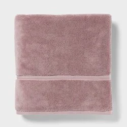 Oversized Spa Plush Bath Towel Mauve - Threshold™