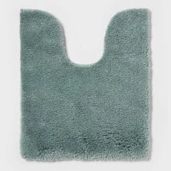 Spa Plush Contour Bath Rug Sage Green - Threshold™