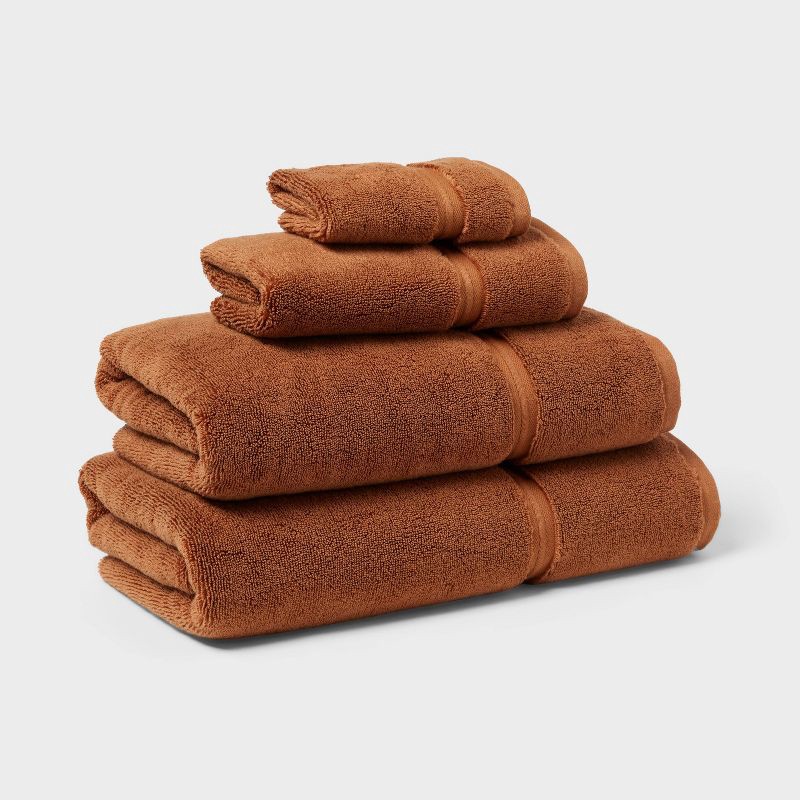 slide 5 of 5, Spa Plush Bath Towel Caramel - Threshold™, 1 ct