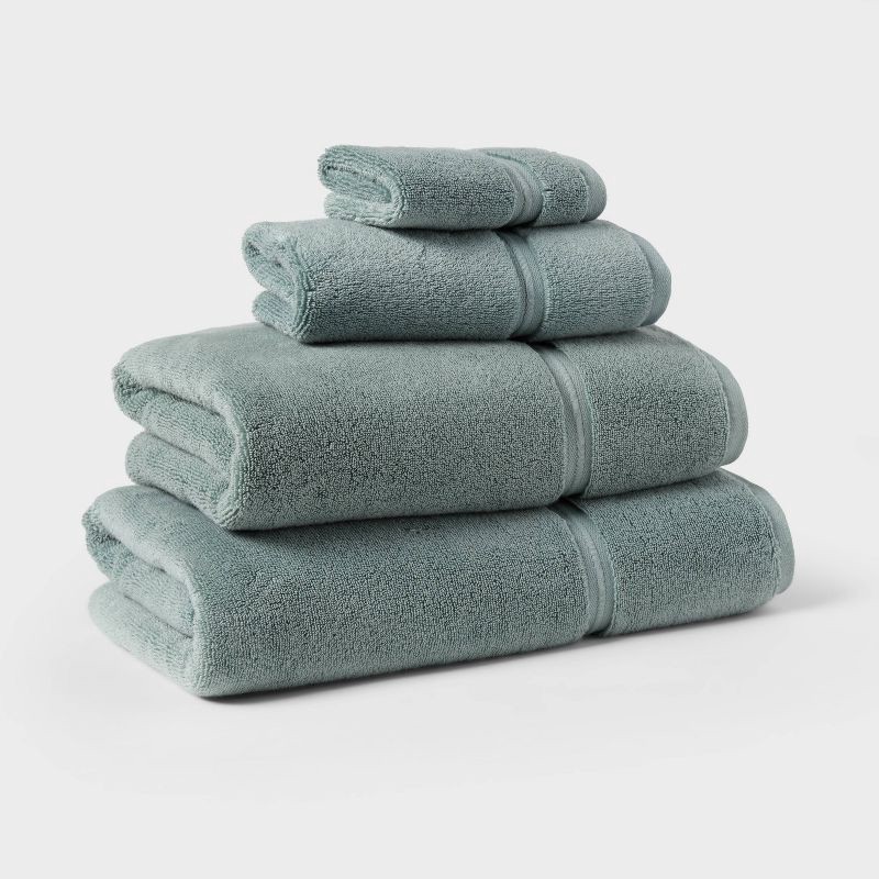 slide 5 of 5, Spa Plush Bath Towel Sage Green - Threshold™, 1 ct