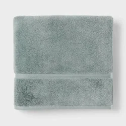 Spa Plush Bath Towel Sage Green - Threshold™