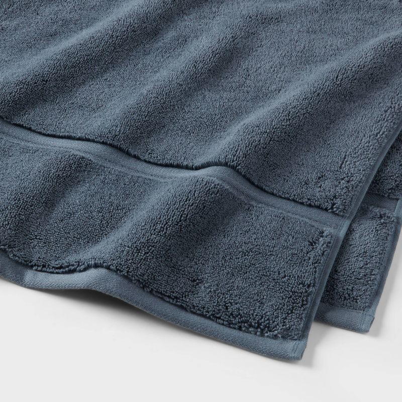 slide 3 of 5, Spa Plush Bath Towel Slate Blue - Threshold™, 1 ct