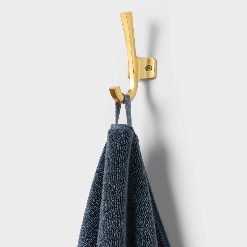 slide 4 of 5, Spa Plush Bath Towel Slate Blue - Threshold™, 1 ct