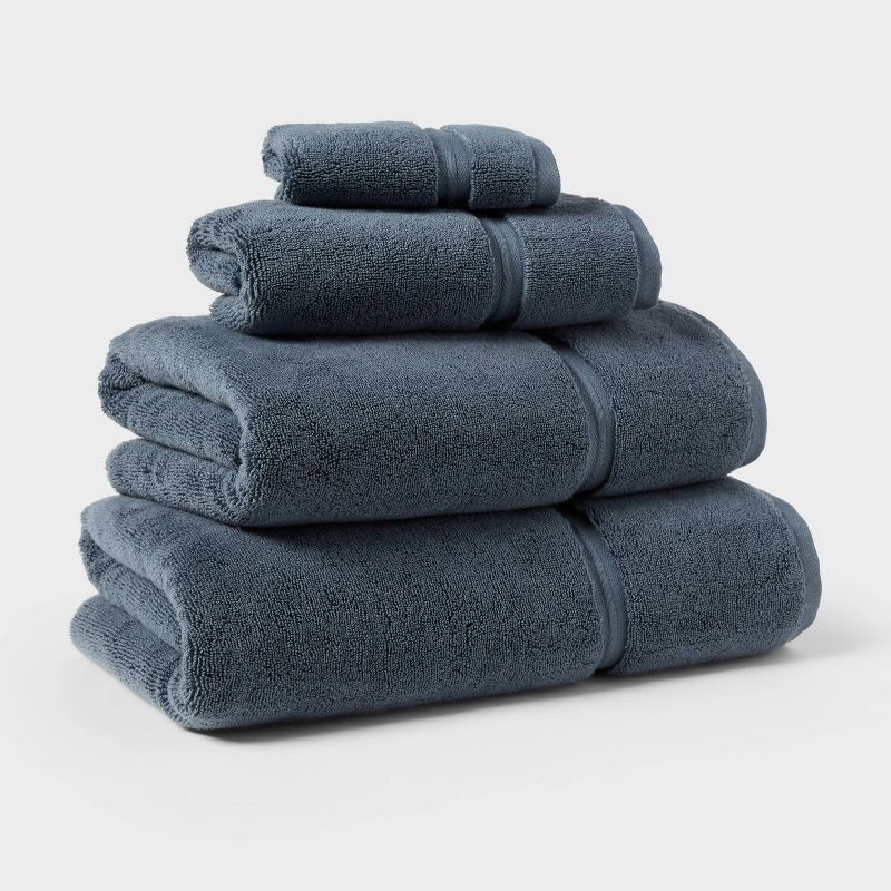 slide 5 of 5, Spa Plush Bath Towel Slate Blue - Threshold™, 1 ct