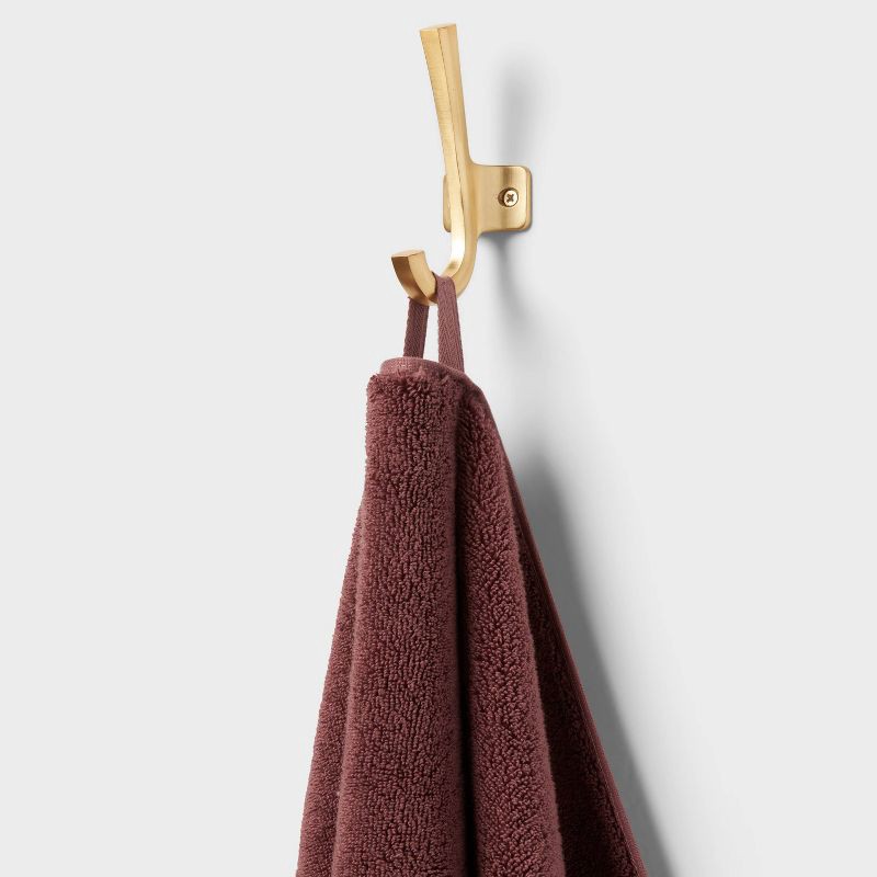 slide 4 of 5, Spa Plush Bath Towel Dark Mauve - Threshold™, 1 ct