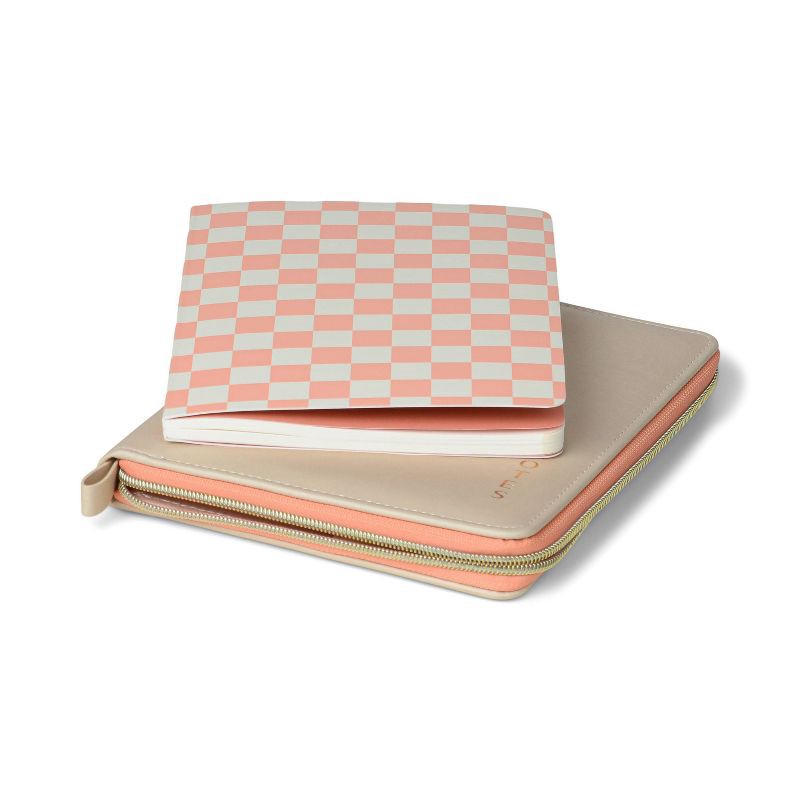 slide 3 of 4, DesignWorks Ink Zipper Colorblock Journal, 1 ct