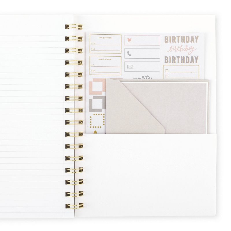 slide 3 of 4, Sugar Paper Essentials 3 Subject Notebook Pale Pink, 1 ct