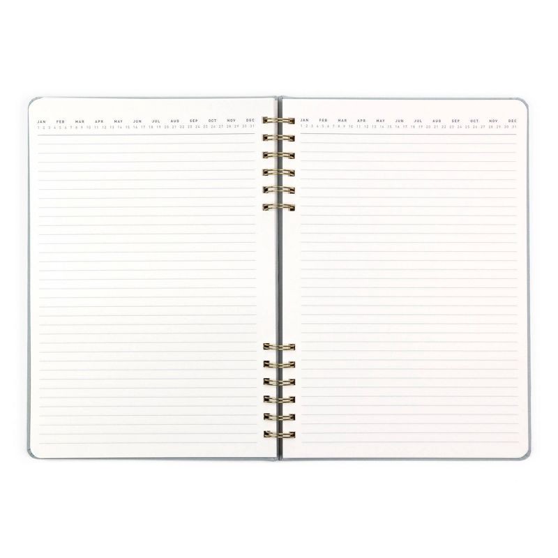 slide 5 of 8, Altitude 160pg Ruled Journal 7.25"x10.5" Split Twin Wire Seafoam Blue, 1 ct