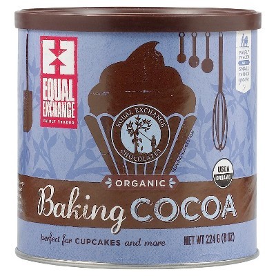 slide 1 of 8, Equal Exchange Organic Baking Cocoa, 8 oz