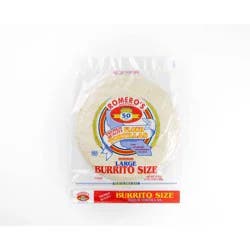 Romeros Romero's Large Burrito Flour Tortillas - 8ct / 17.5oz