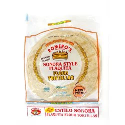 Romeros Romero's Sonora Style Soft Flour Taco Tortillas - 12ct / 16oz