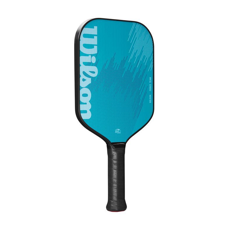slide 2 of 6, Wilson 16'' Fierce Team Traditional Pickleball Paddle - Blue: Fiberglass Material, 4-1/4" Grip Size, 1 ct