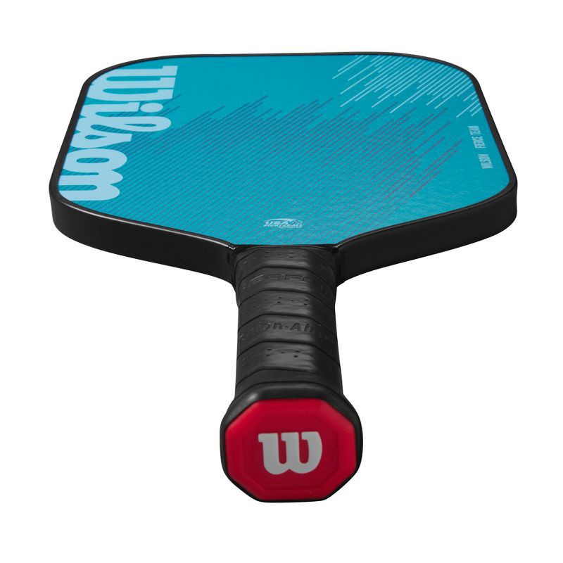 slide 4 of 6, Wilson 16'' Fierce Team Traditional Pickleball Paddle - Blue: Fiberglass Material, 4-1/4" Grip Size, 1 ct