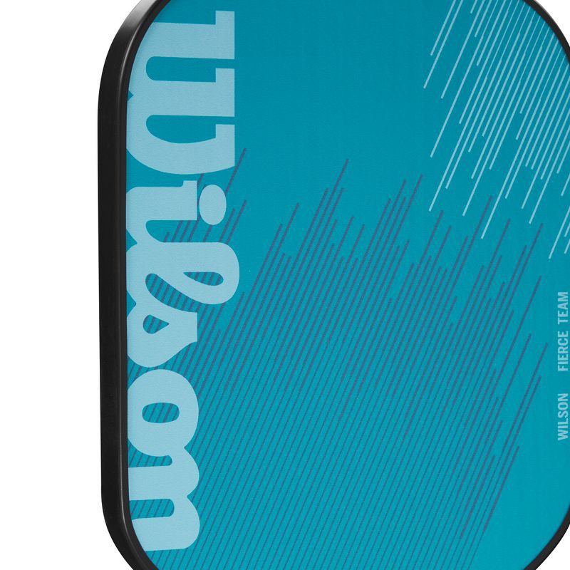slide 5 of 6, Wilson 16'' Fierce Team Traditional Pickleball Paddle - Blue: Fiberglass Material, 4-1/4" Grip Size, 1 ct