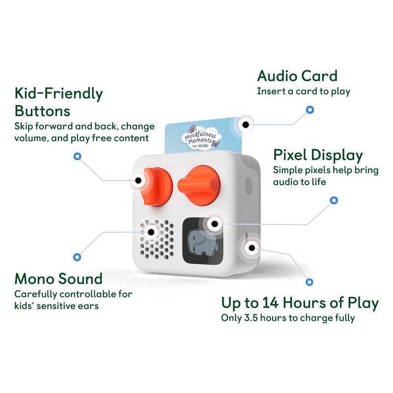 slide 5 of 5, Yoto Mindfulness Moments for Kids: Three Calming Activities Audio Card, 1 ct