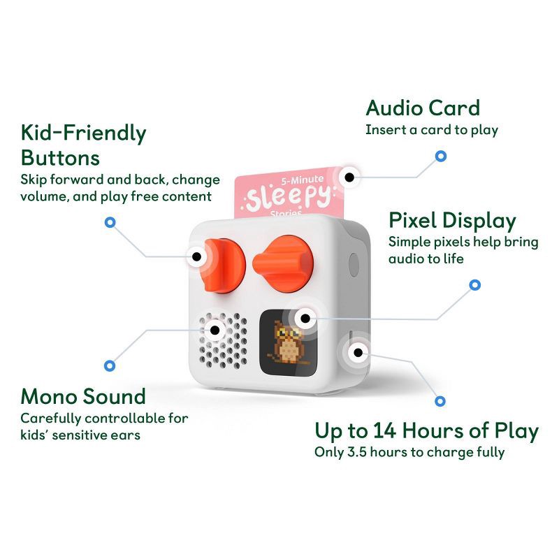 slide 5 of 6, Yoto 5-Minute Sleepy Stories Audio Card: Kindergarten & Preschool Learning Software, 1 ct