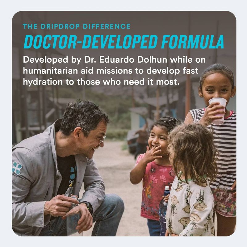 slide 6 of 10, DripDrop Zero Sugar Hydration Powder Vegan Electrolyte Supplements - Watermelon, Lemon Lime, Peach, Passion Fruit - 1.9oz/12ct, 1.9 oz, 12 ct