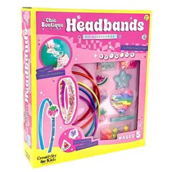 Creativity for Kids My Chic Boutique Headbands: Fashion Craft Kit with Sequins & Accessories for Ages 5+