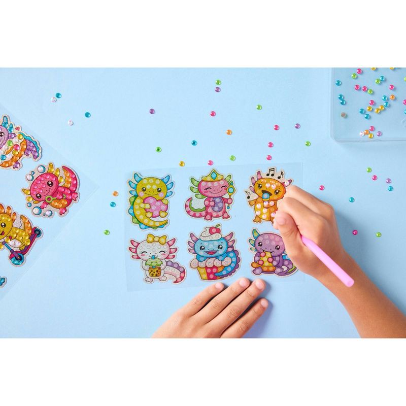 slide 3 of 11, Creativity for Kids Big Gem Diamond Painting Axolotl, 1 ct