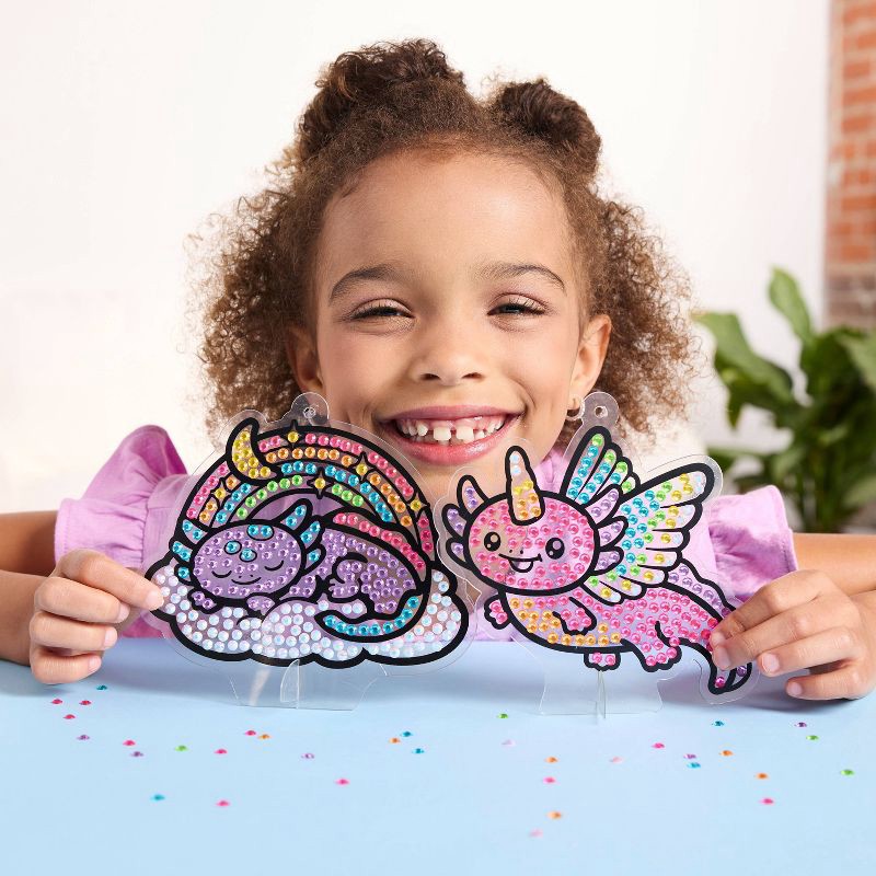 slide 5 of 11, Creativity for Kids Big Gem Diamond Painting Axolotl, 1 ct