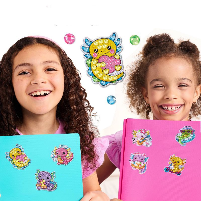 slide 8 of 11, Creativity for Kids Big Gem Diamond Painting Axolotl, 1 ct