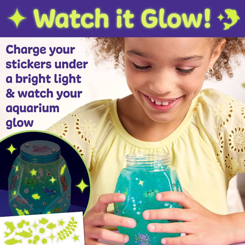 slide 4 of 9, Creativity for Kids Glowing Axolotl Aquarium, 1 ct
