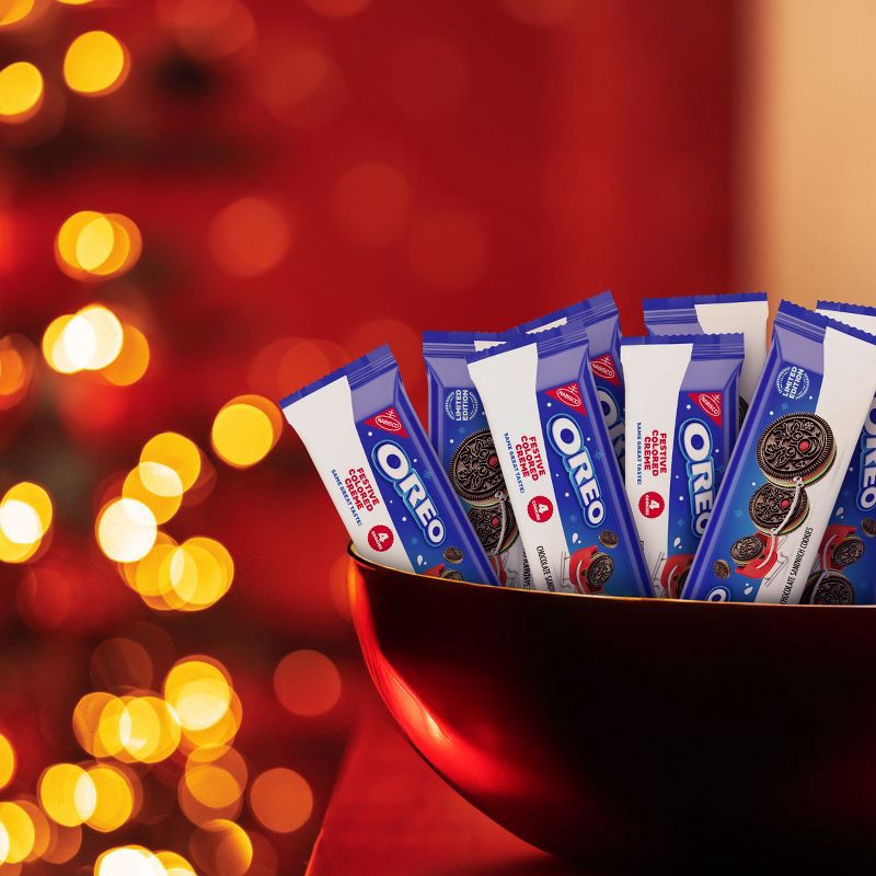 slide 6 of 15, Oreo Red and Green Festive King Size Limited Edition Christmas Cookies - 2.04oz, 2.04 oz