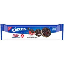 Oreo Red and Green Festive King Size Limited Edition Christmas Cookies - 2.04oz