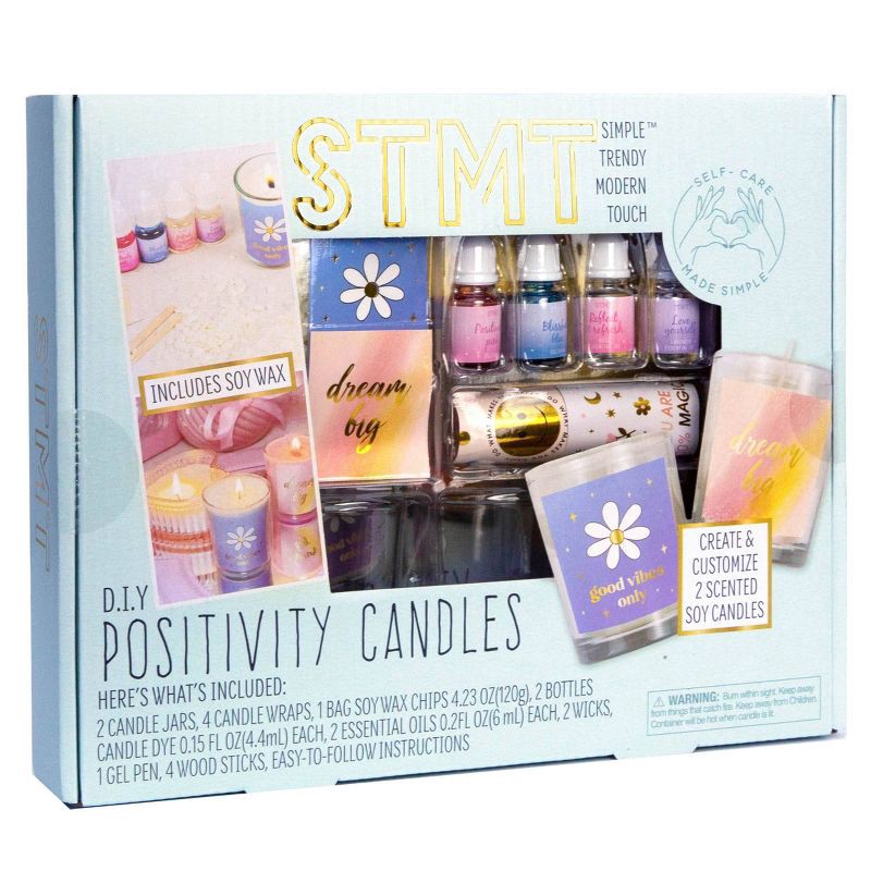 slide 2 of 6, STMT DIY Positivity Candles, 1 ct