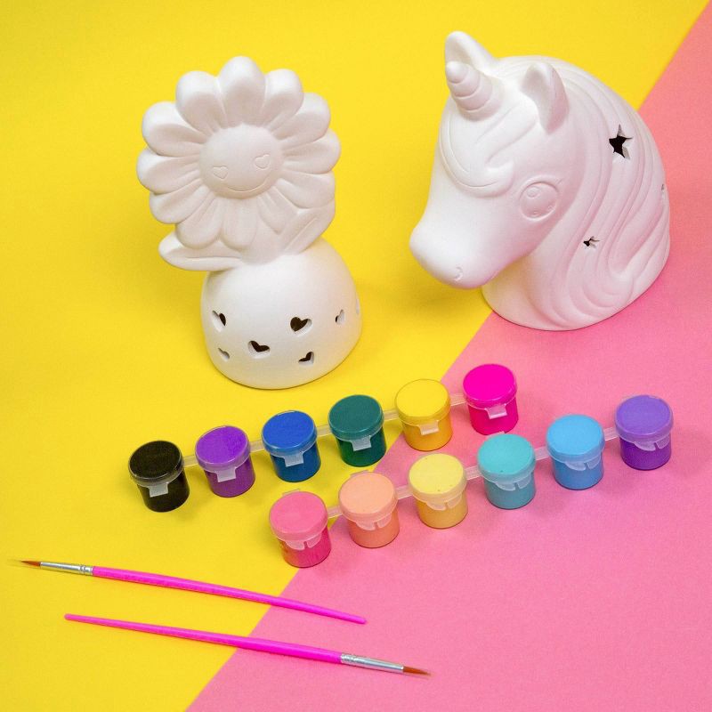 slide 2 of 6, It's So Me 2ct Paint Your Own Light Up Ceramic Decor, 2 ct