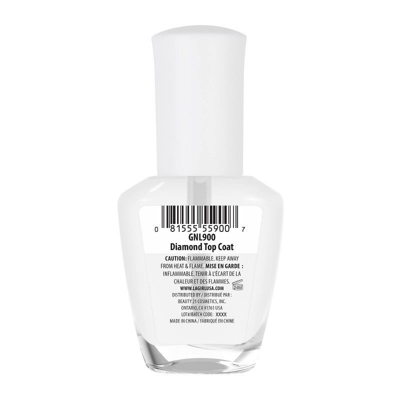 slide 2 of 4, L.A. Girl Diamond Nail Polish Top Coat - 0.47 fl oz, 0.47 fl oz