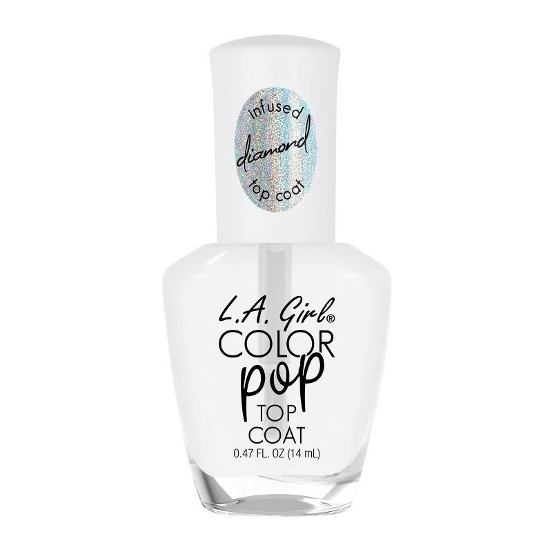 slide 1 of 4, L.A. Girl Diamond Nail Polish Top Coat - 0.47 fl oz, 0.47 fl oz