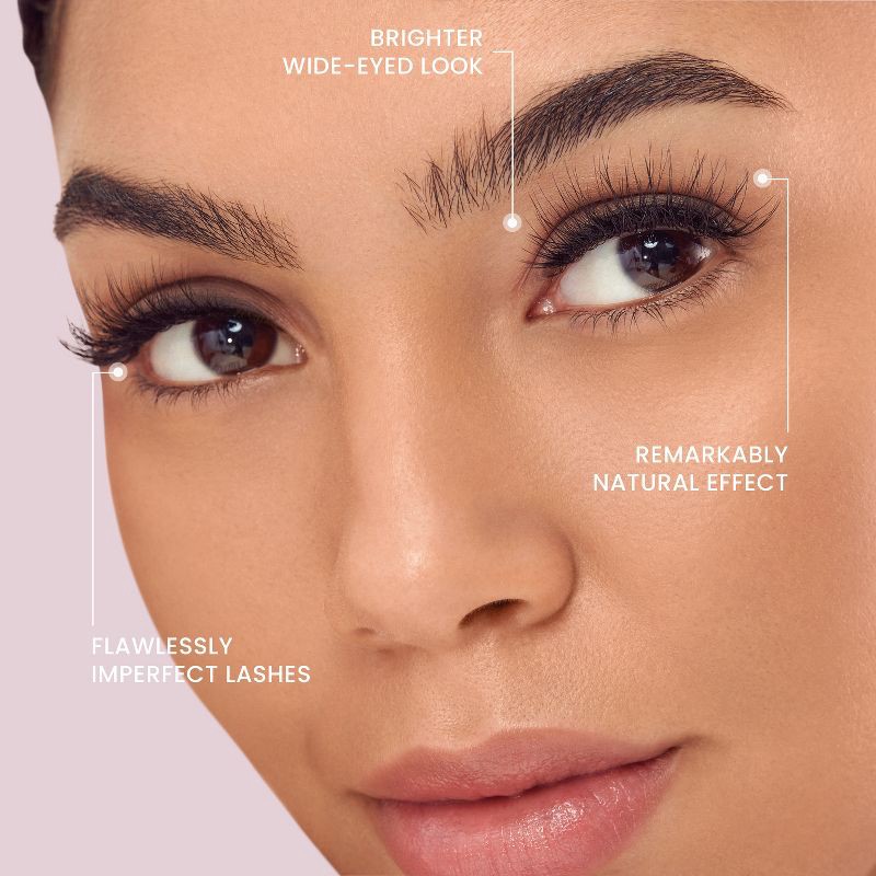 slide 5 of 11, KISS Products The New Natural False Eyelashes - Wide Slacks - 4ct, 4 ct