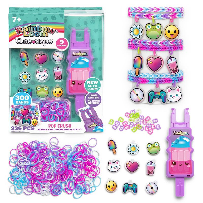 slide 1 of 5, Rainbow Loom 336pc Pop Crush Cutetique Craft Kit, 336 ct