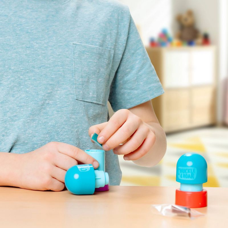 slide 3 of 8, Chuckle & Roar Dot Art 2ct Sticker Stamper Activity Kit, 2 ct