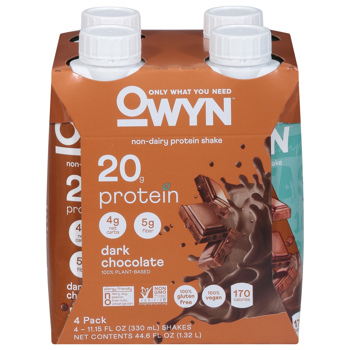 slide 1 of 9, OWYN Non-Dairy 4 Pack Protein Shake 4 - 11.15 fl oz Shakes, 4 ct