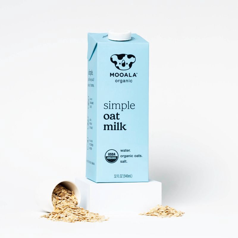 slide 3 of 6, Mooala Organic Simple Oat Milk 32fl oz, 32 fl oz