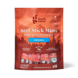 Original Beef Sticks Minis - 5g Protein - 4oz/8ct - Good & Gather™