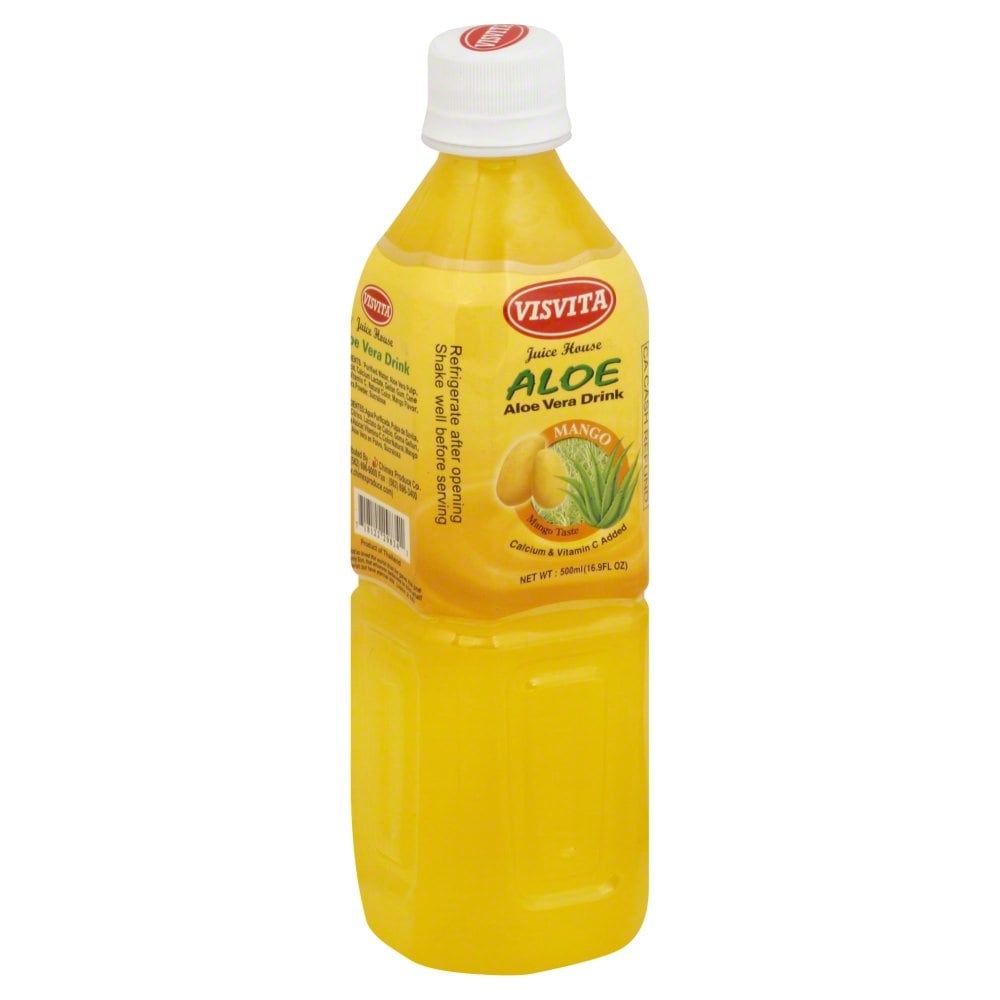slide 1 of 1, Visvita Mango Aloe Vera Drink - 16.9 fl oz, 16.9 fl oz
