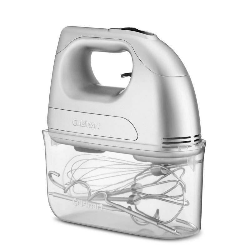 slide 2 of 4, Cuisinart 7-Speed Power Advantage Hand Mixer with Storage Case - HM-7BCS: 200W, Brushed Chrome, Kitchen Hand Mixers, 1 ct
