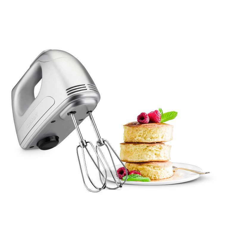 slide 3 of 4, Cuisinart 7-Speed Power Advantage Hand Mixer with Storage Case - HM-7BCS: 200W, Brushed Chrome, Kitchen Hand Mixers, 1 ct