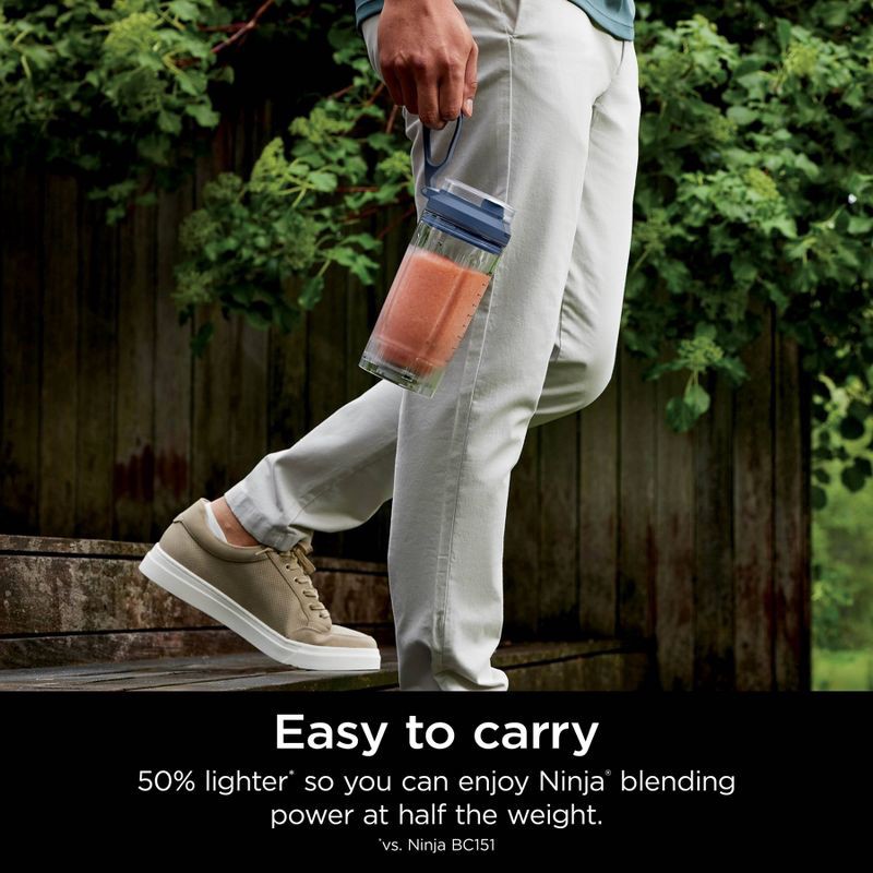 slide 7 of 9, Ninja Blast 22oz Max Portable Blender Deep Navy BC251NV, 22 oz